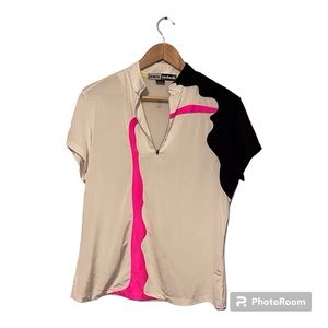 Jamie Sadock Golf Shirt Womens Large